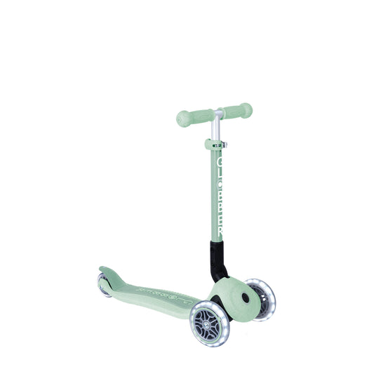 Globber ECOLOGIC JUNIOR Foldable Scooter with Lights