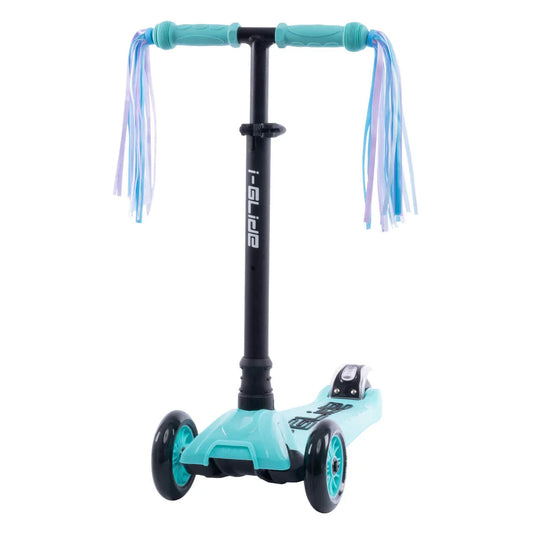 I-GLIDE Ribbons Blue/White (pair)