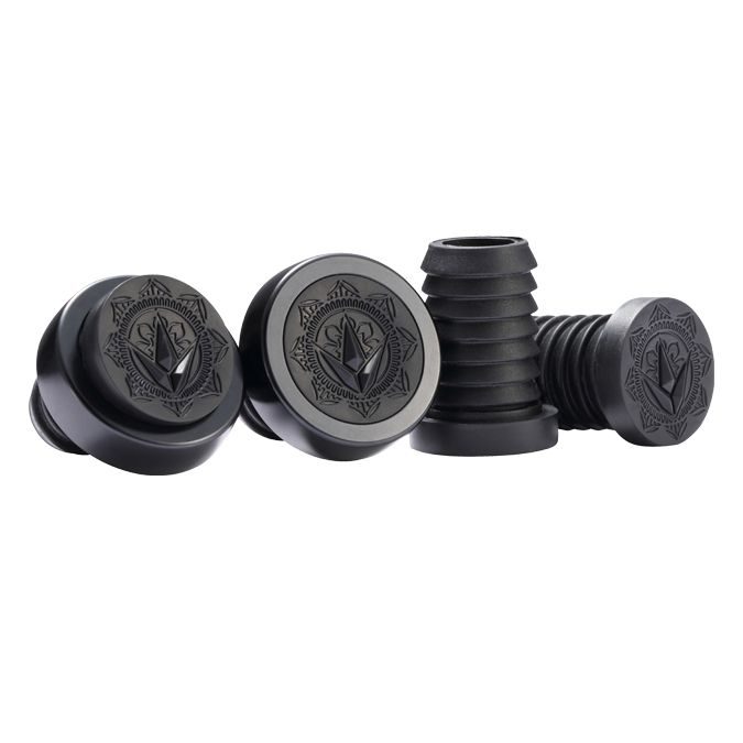 Halo Bar Ends - Black