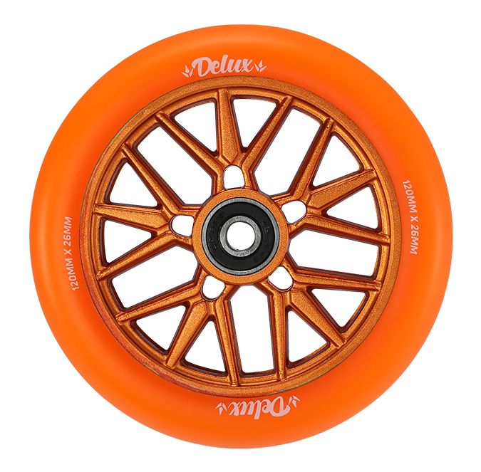 Envy 120mm Delux Wheel - Orange (Single)