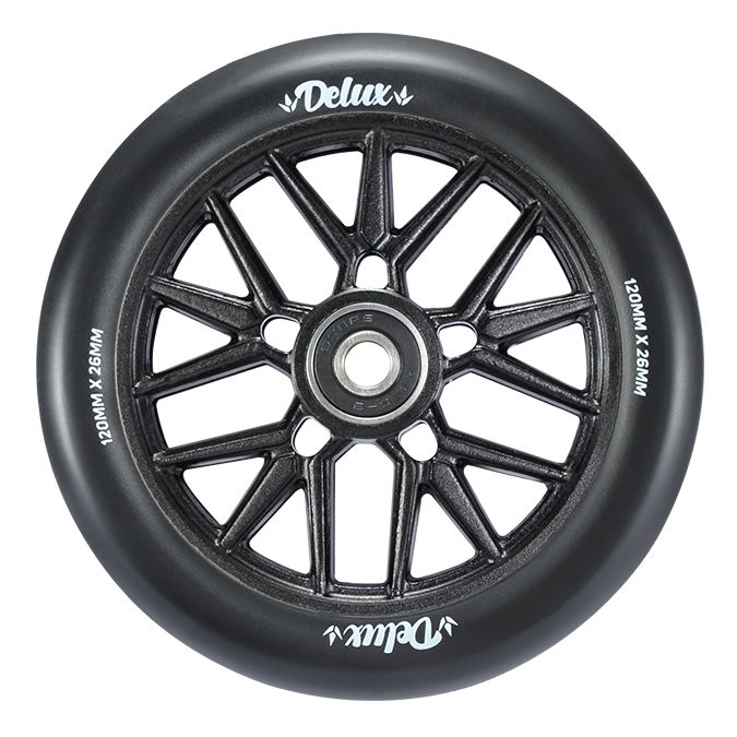 120mm Delux Wheel - Black