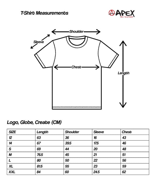 Apex Logo T Shirt Black