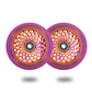 Root Industries LOTUS 110mm Wheels - Purple/Burnt Orange