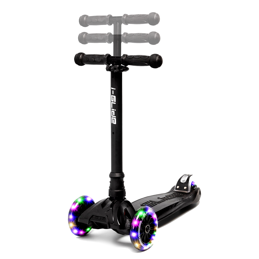 I-GLIDE 3-Wheel Kids Scooter - Black
