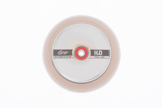 H2O Trans Grey H20 PU Polished Core 120 x 28mm (Pair) Wheels