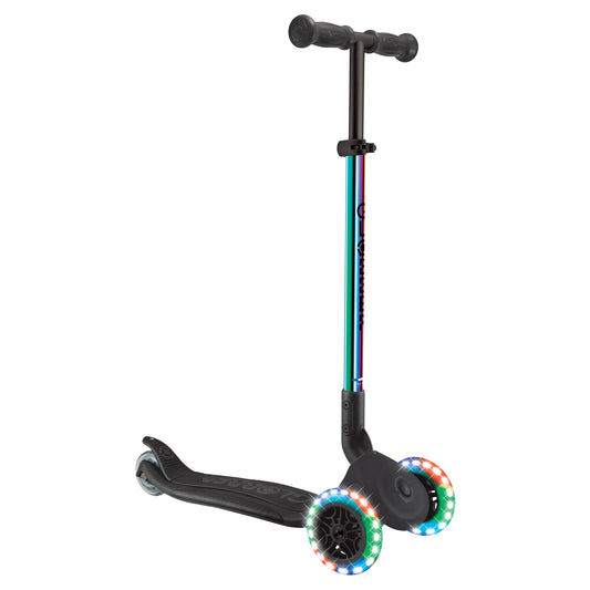 Globber PRIMO Foldable Lights Scooter - Neochrome