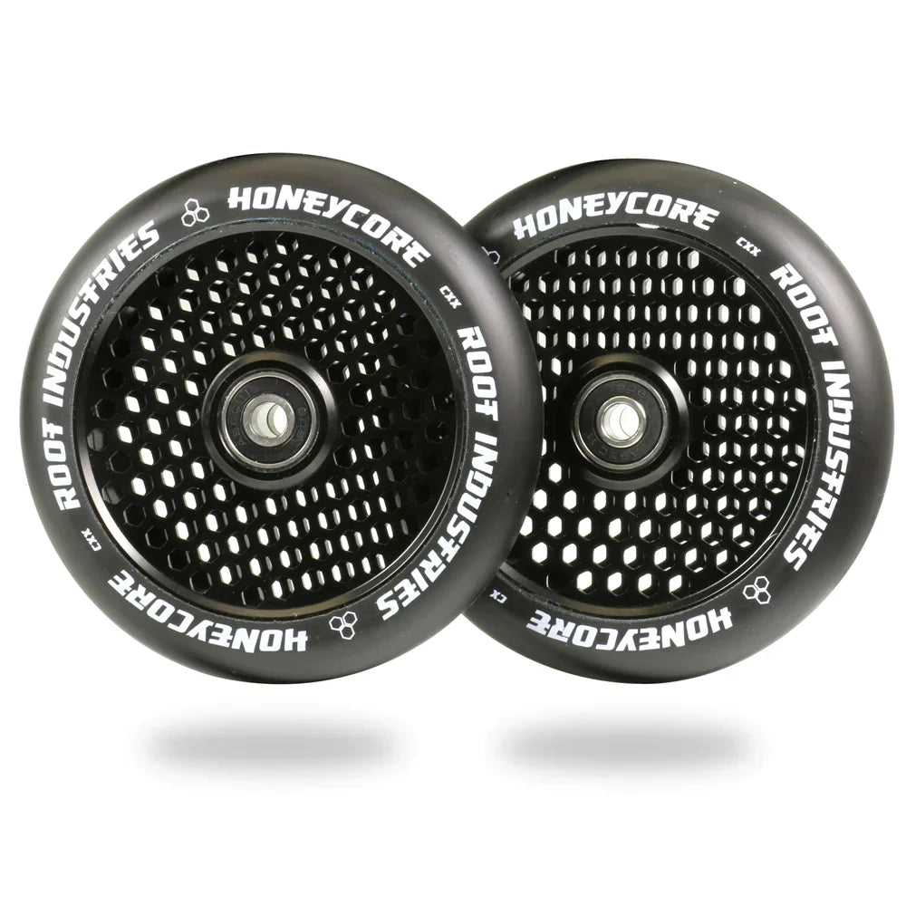 Root Industries Honeycore Wheels 120mm - Black on Black