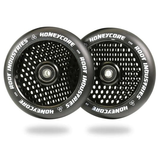 Root Industries Honeycore Wheels 120mm - Black on Black