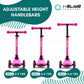 I-GLIDE 3-Wheel Kids Scooter - Hot Pink