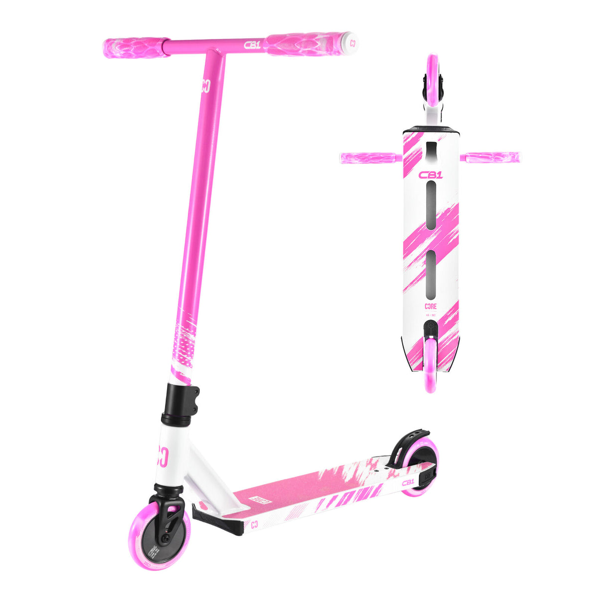 CORE CB1 Beginner Stunt Scooter - White/Pink