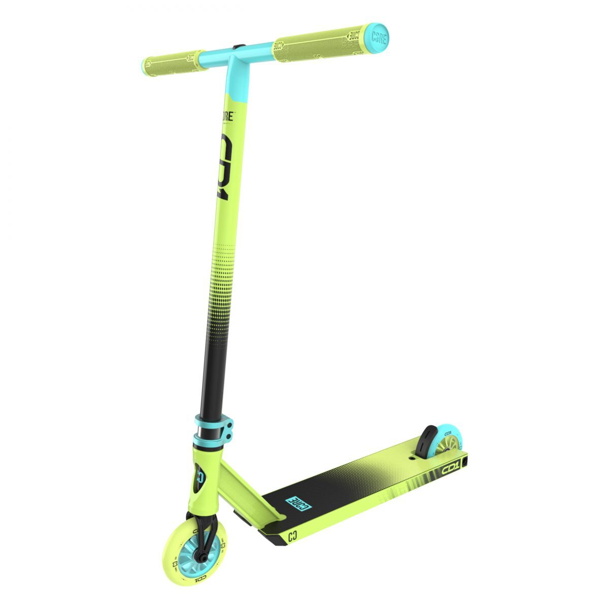 CORE CD1 (Duo) Park Complete Stunt Scooter - Lime/Blue