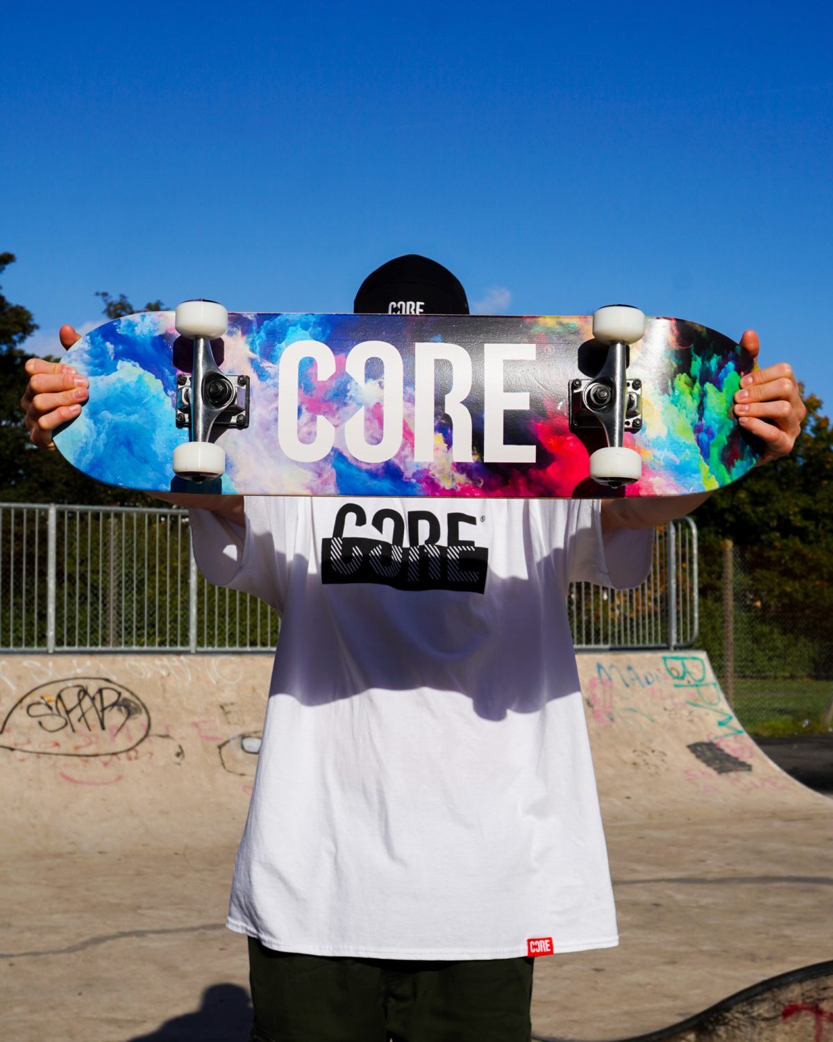 CORE Complete Skateboard C2  - Neon Galaxy 7.75