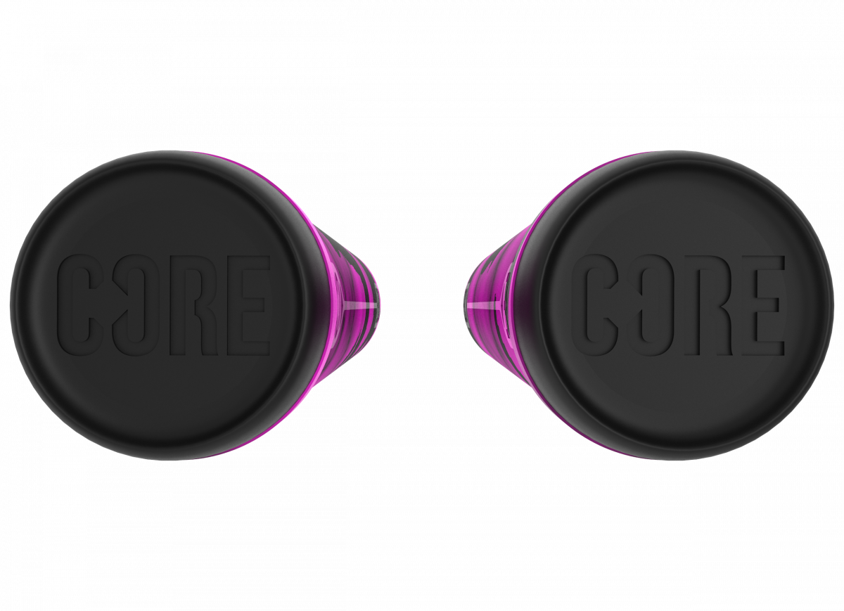 CORE Skinny Boy Handlebar Soft Grips 170mm - Fuchsia (Purple/Black)