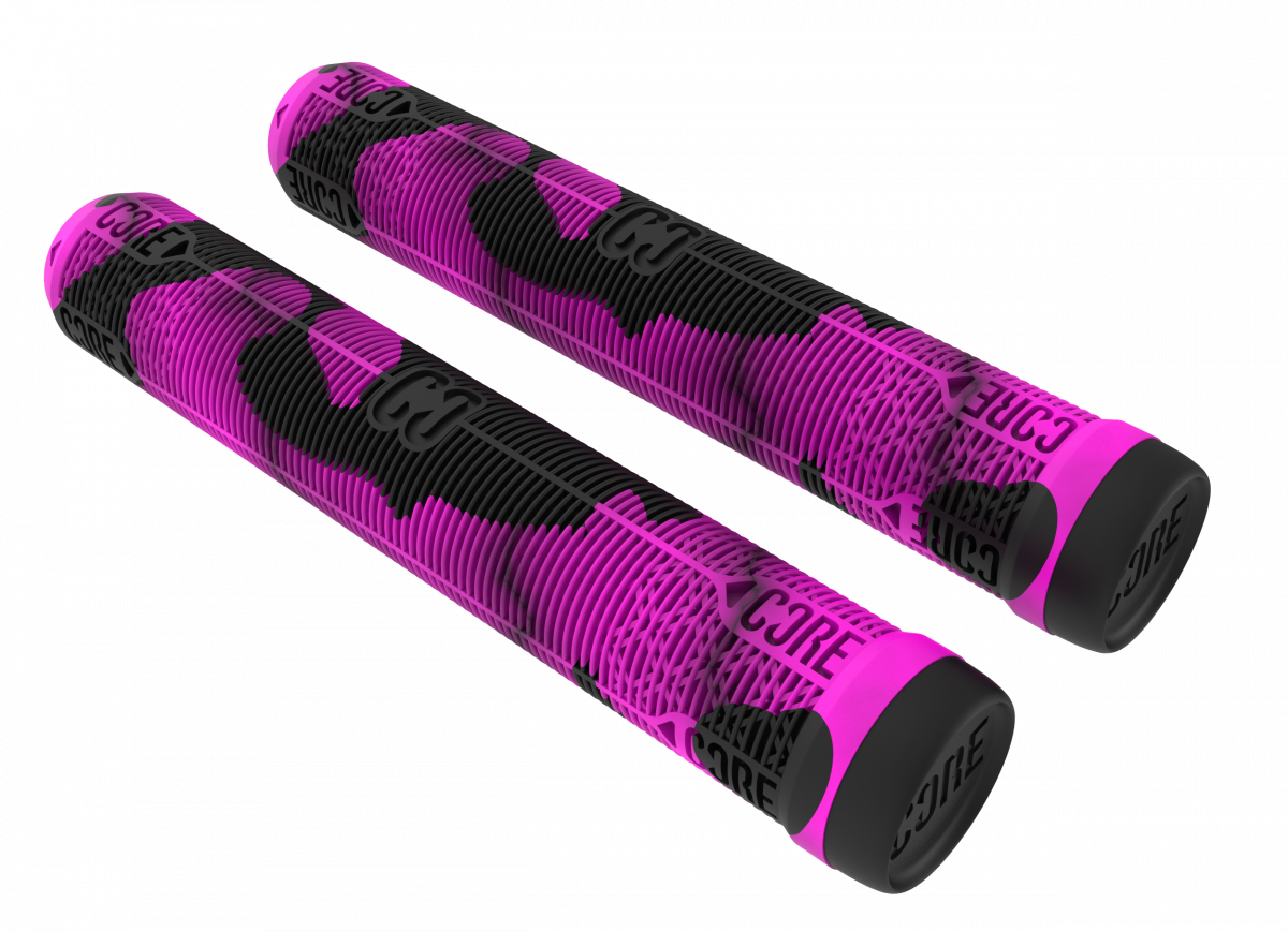 CORE Skinny Boy Handlebar Soft Grips 170mm - Fuchsia (Purple/Black)