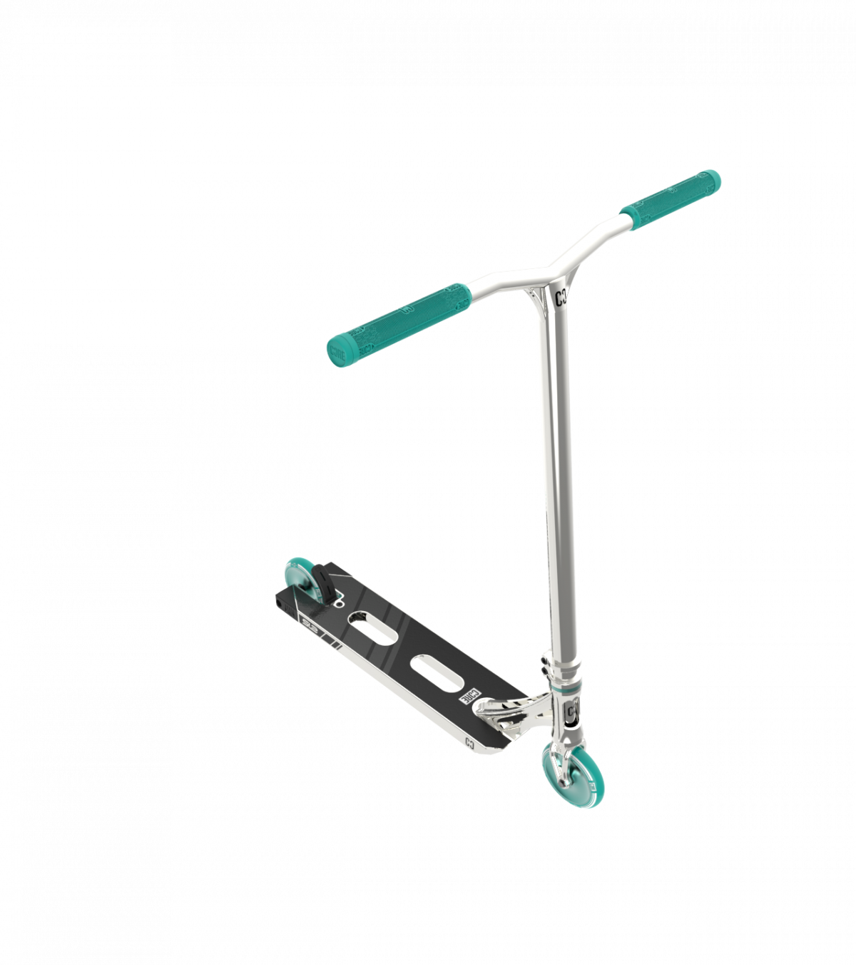 CORE SL2 Super Light Complete Scooter - Chrome/Teal