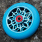 Core HEX HOLLOW Stunt Scooter Wheel 110mm - Mint/Blue (Single Wheel)