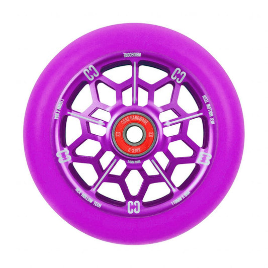 Core HEX HOLLOW Stunt Scooter Wheel 110mm - Purple (Single Wheel)