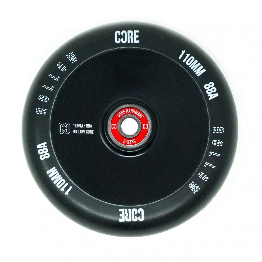 CORE Hollowcore V2 wheel 110mm  - Black (single wheel)