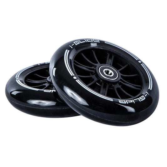 I-GLIDE Wheels Front Wheels for 3 Wheel Scooter Black
