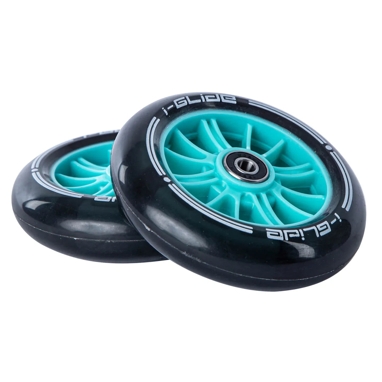 I-GLIDE Wheels Front Wheels for 3 Wheel Scooter Aqua