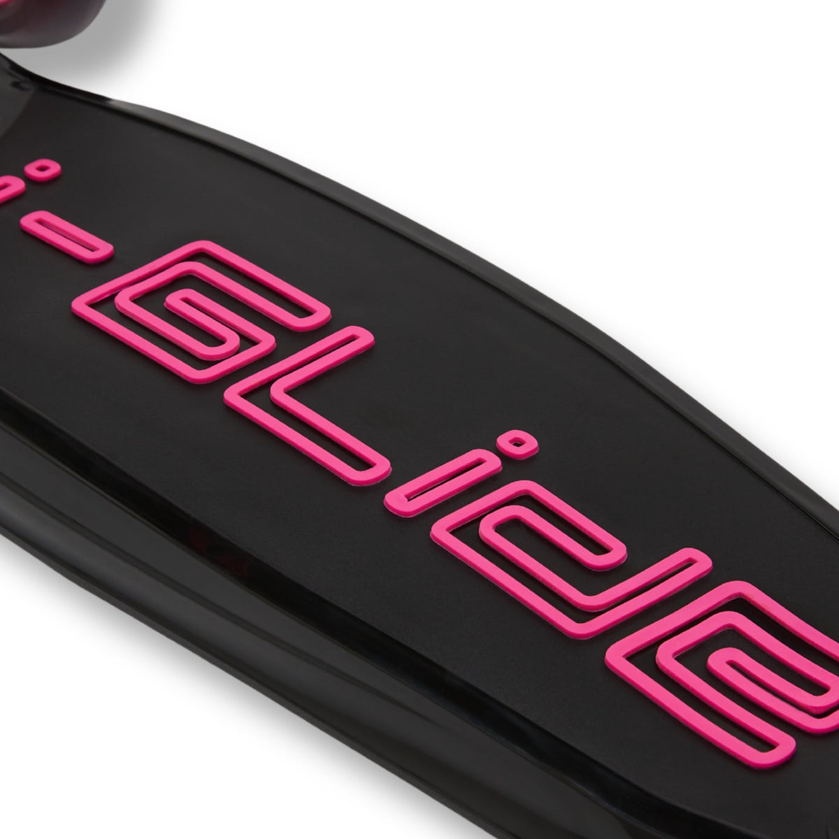 I-GLIDE 3-Wheel Kids Scooter - Black/Pink - deck