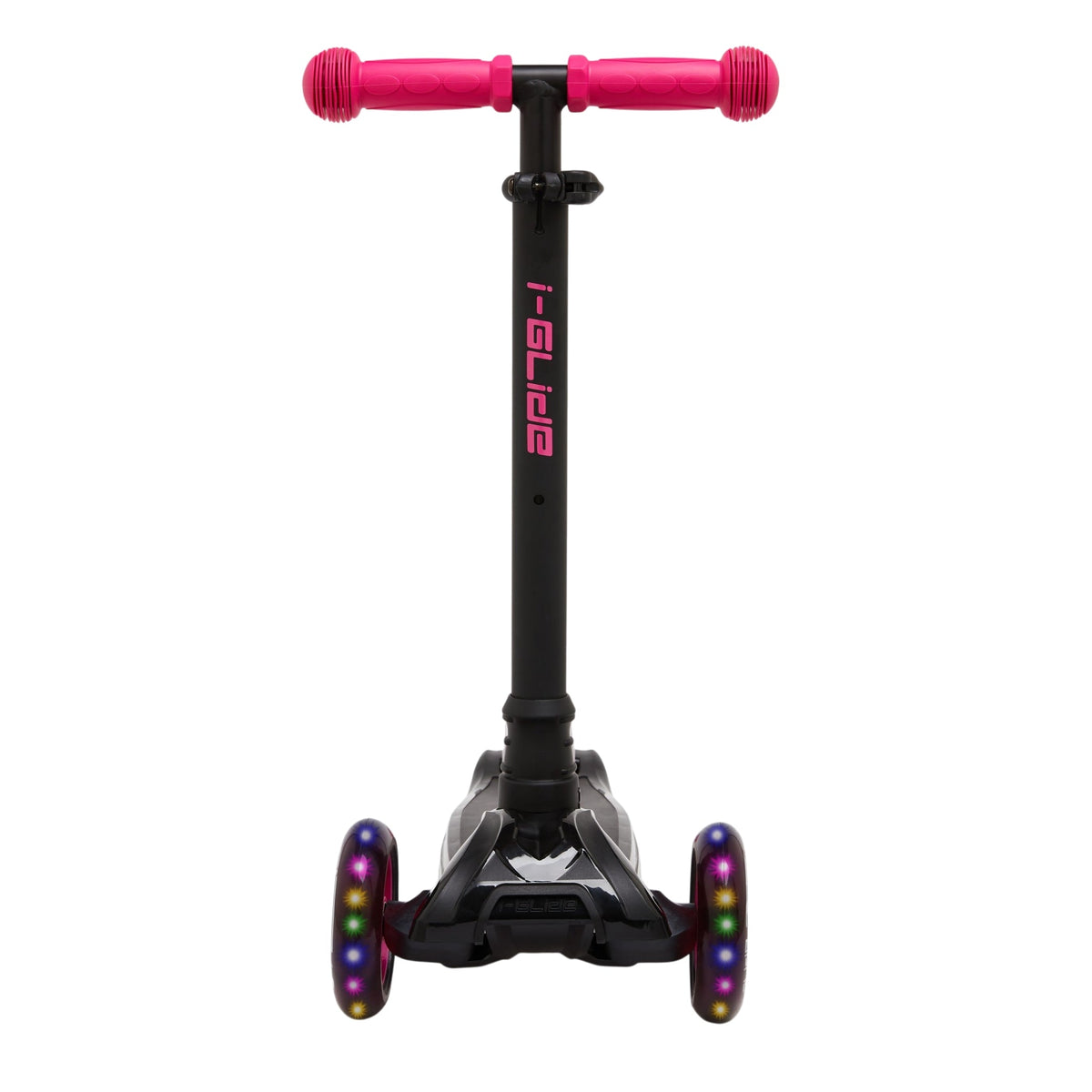 I-GLIDE 3-Wheel Kids Scooter - Black/Pink - 3