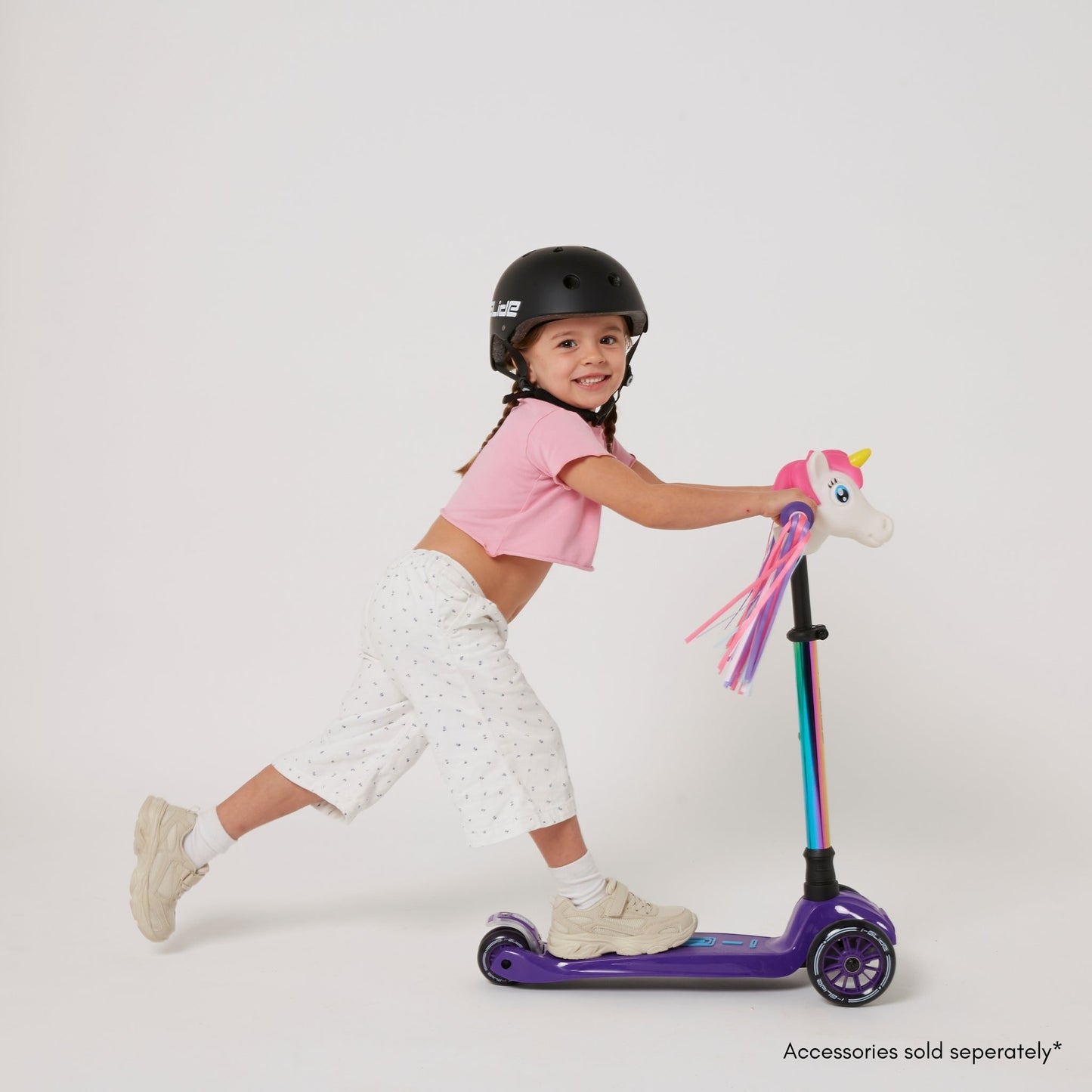 I-GLIDE 3-Wheel Kids Scooter - Limited Edition Purple/NeoChrome