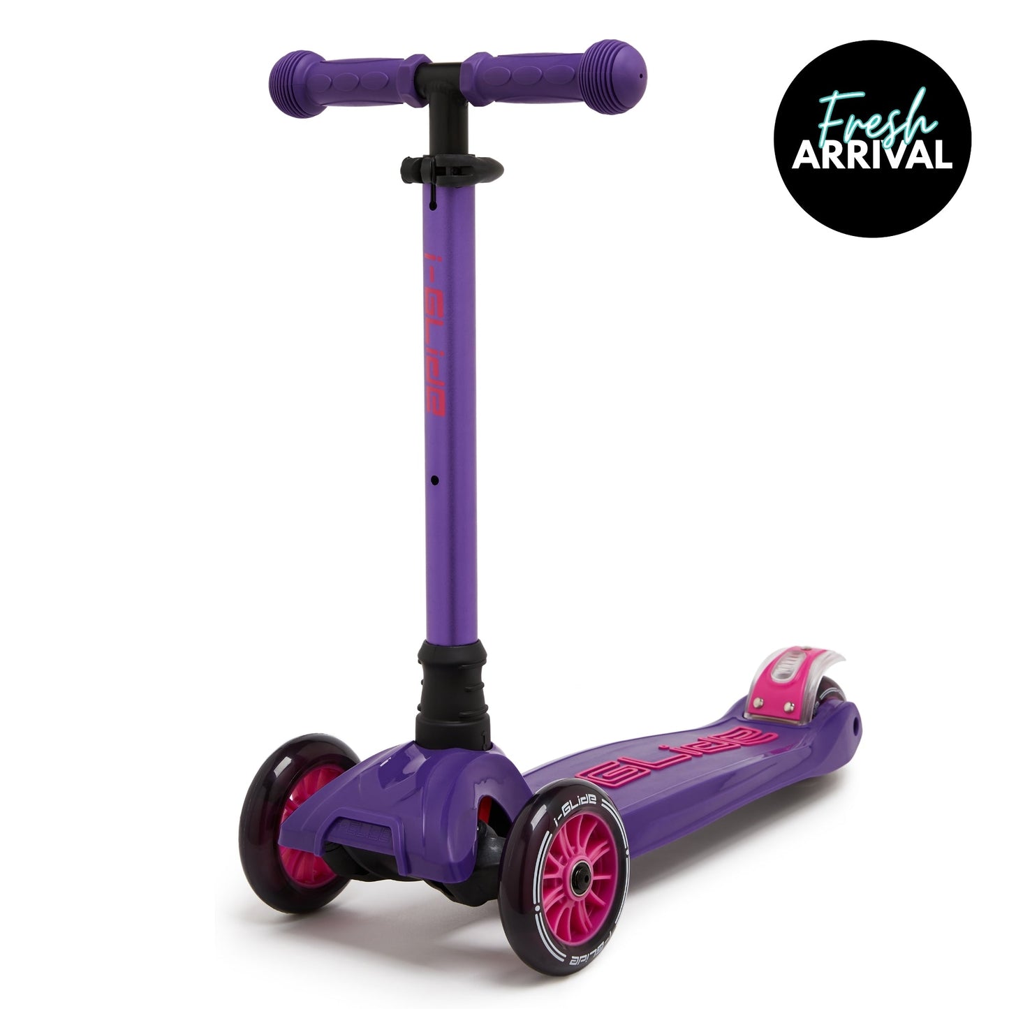 I-GLIDE 3-Wheel Kids Scooter - Purple/Pink