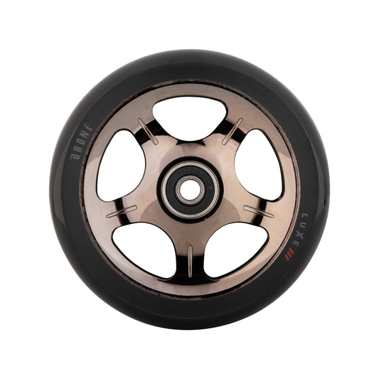 Drone LUXE 3 Dual-Core Feather-light Scooter Wheel 110mm - Smoked Chrome (single)