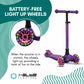 I-GLIDE 3-Wheel Kids Scooter - Purple/Pink