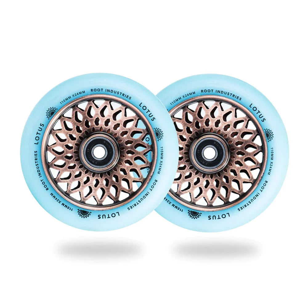 Root Industries LOTUS 110mm Wheels - Glow/Copper