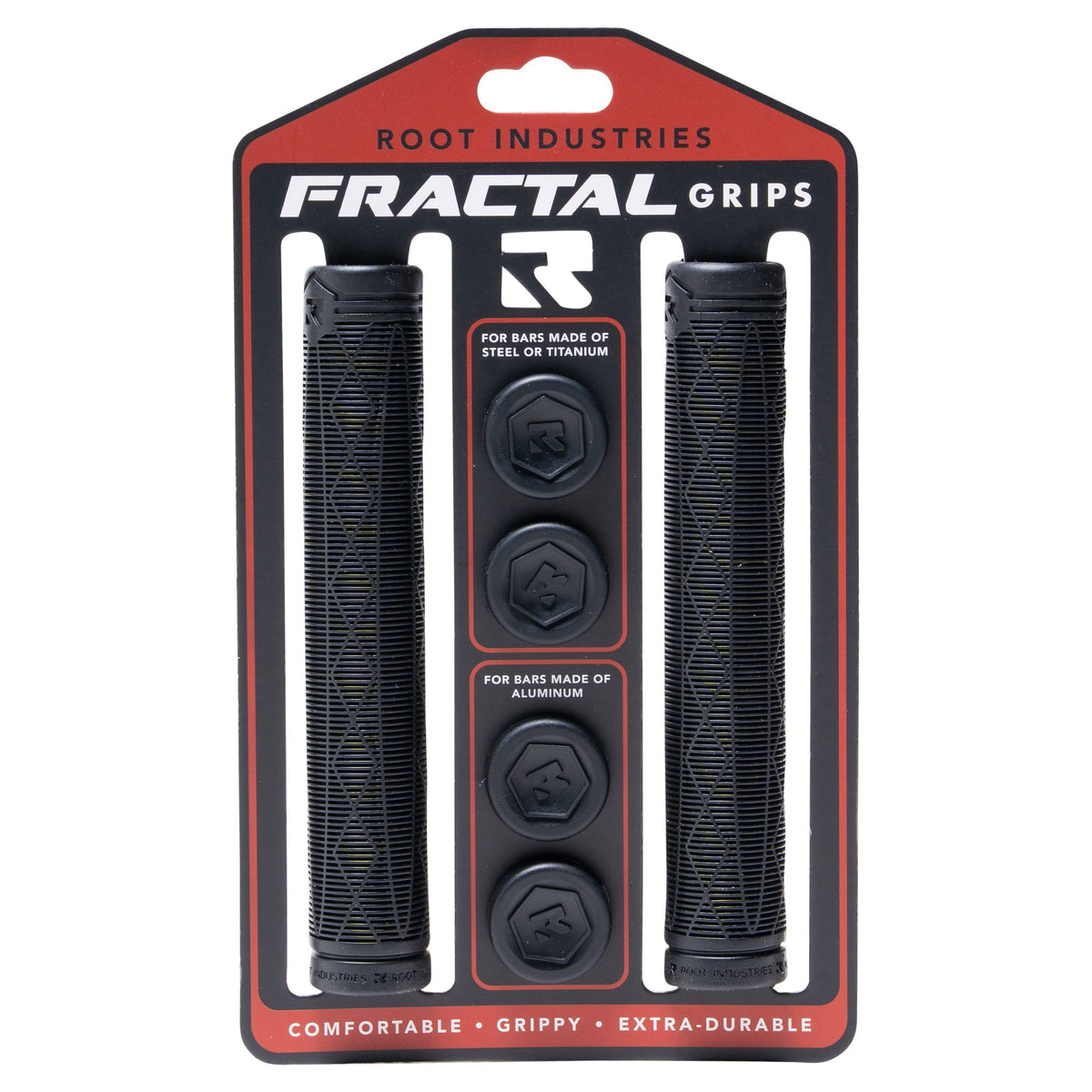 Root Industries Fractal Grips - Black - 2