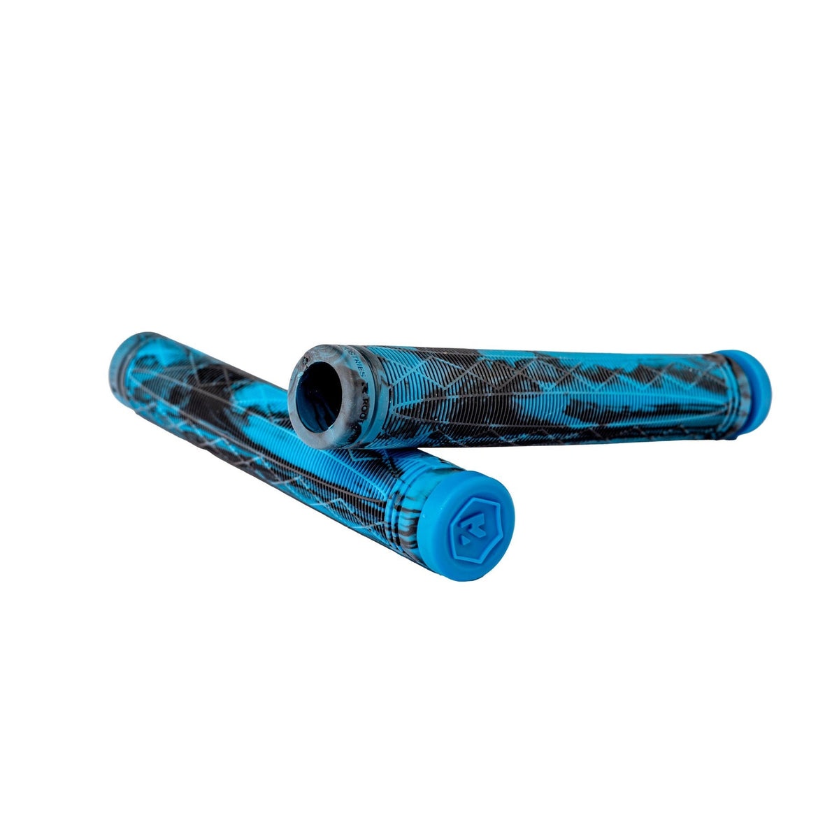 Root Industries Fractal Grips - Blue/Black - 3