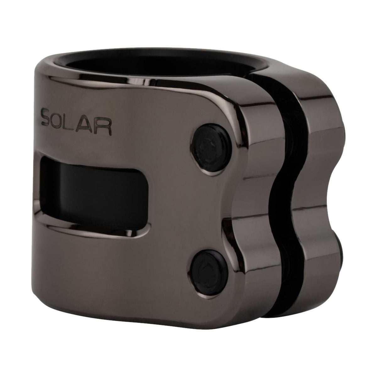 DRONE Solar Double Clamp - Smoked Chrome - hero