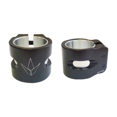 Envy 2 Bolt Oversize Clamp - Black - two angles