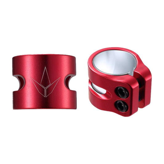 Envy 2 Bolt Oversize Clamp - Red - two angles