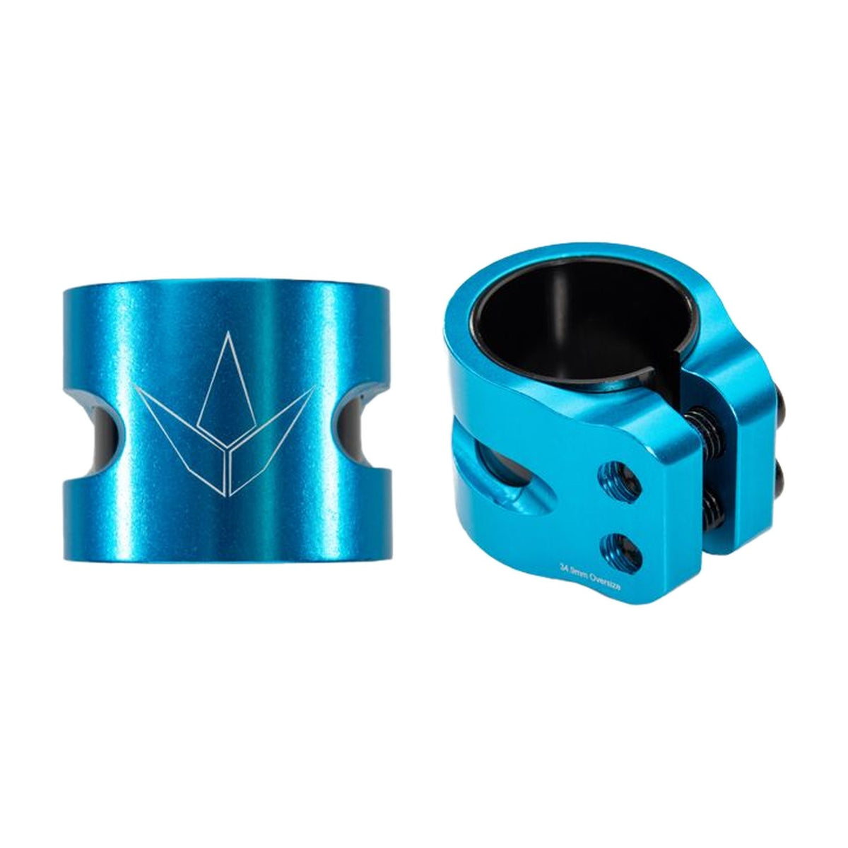 Envy 2 Bolt Oversize Clamp - Teal - two angles