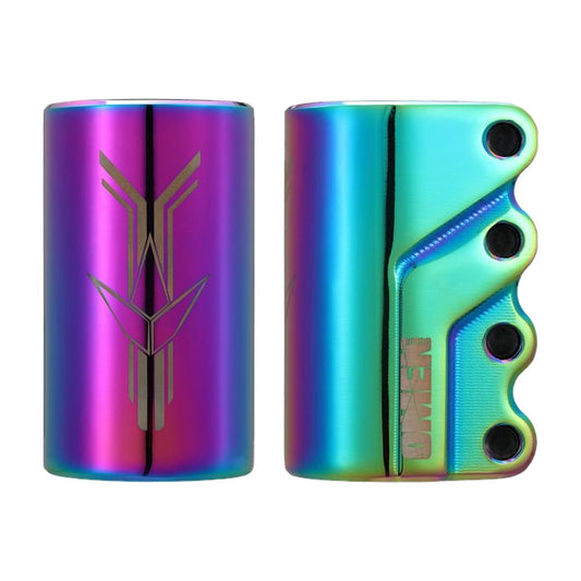 Envy Omen SCS Clamp - Oil Slick - two angles
