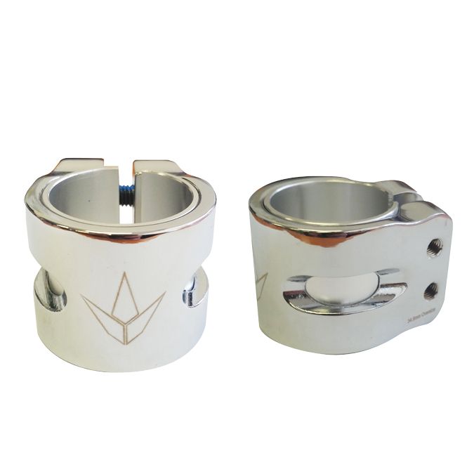 2 Bolt Oversize Clamp - Chrome