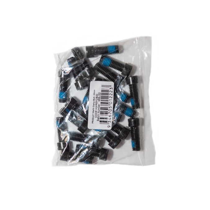 Envy Refill Clamp Bolt - 20mm (20 pack for hardware kit) Suits 2 Bolt Clamp