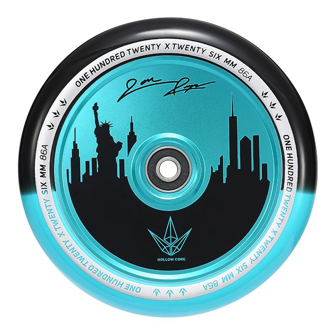 Envy Jon Reyes 120mm Wheel - Black /Teal (Single)