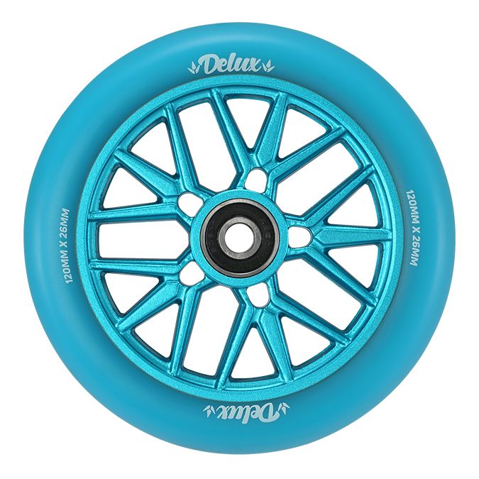 120mm Delux Wheel - Blue