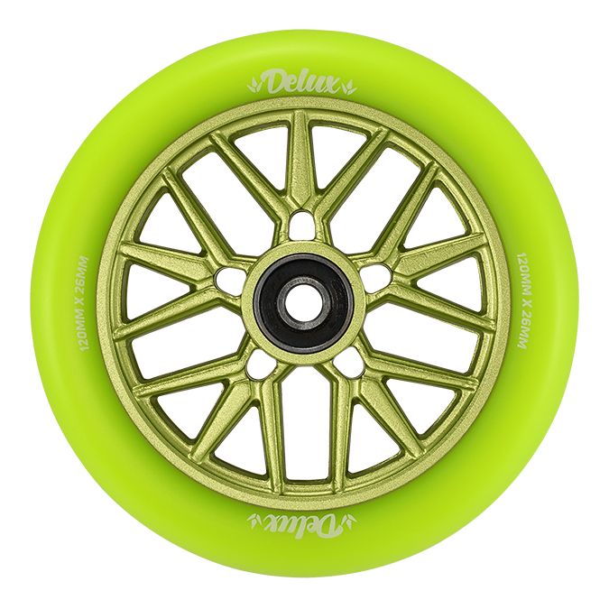 120mm Delux Wheel - Green