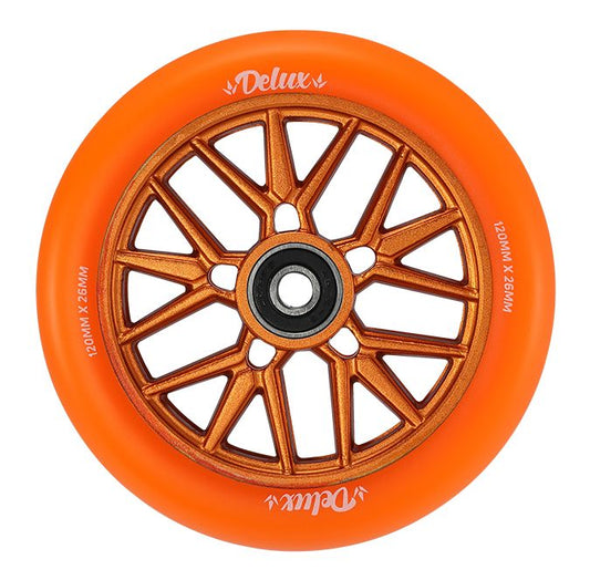Envy 120mm Delux Wheel - Orange (Single)