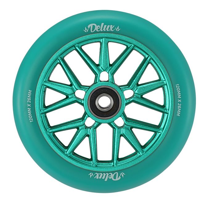 Envy 120mm Delux Wheel - Teal (Single)