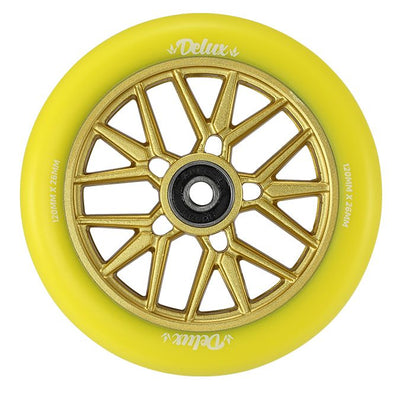 Envy 120mm Delux Wheel - Yellow (Single)