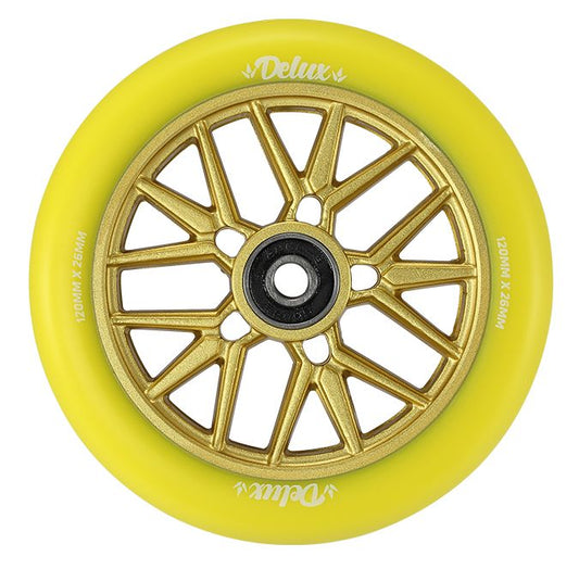 Envy 120mm Delux Wheel - Yellow (Single)