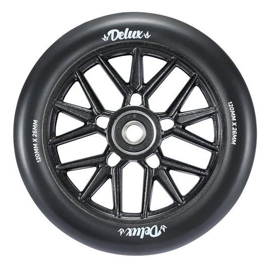 Envy 120mm Delux Wheel - Black (Single)
