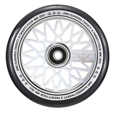 120mm Hollow Core Wheel - Diamond - Chrome