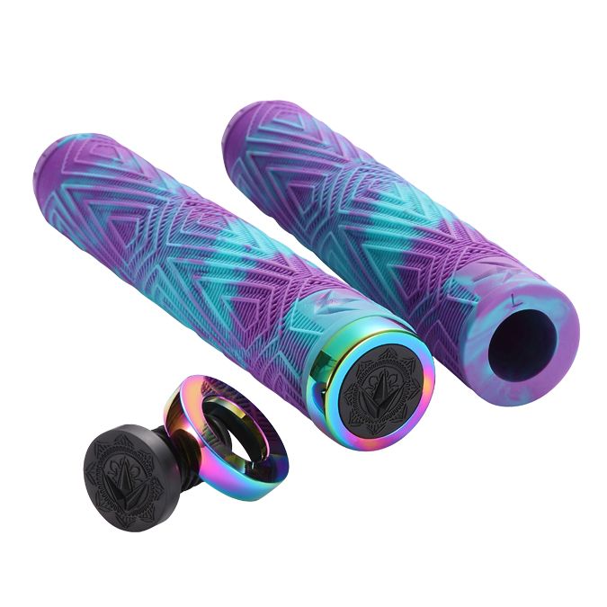 Will Scott Hand Grips - Purple / Teal